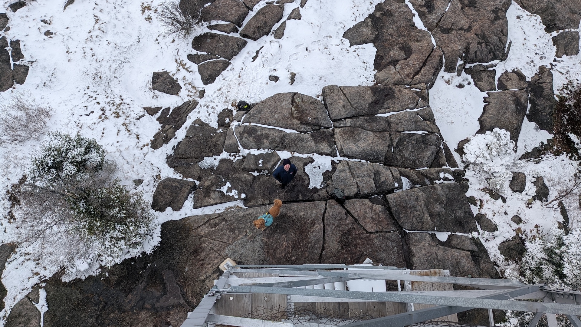 Sunny and Dan on St.Regis Fire Tower