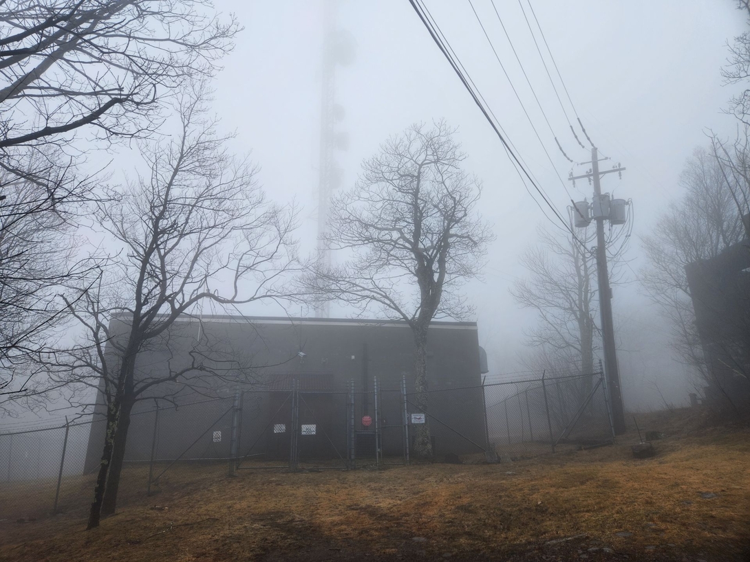 There's also a cell tower and another industrial structure nearby, which breaks the spell a bit, unfortunately.