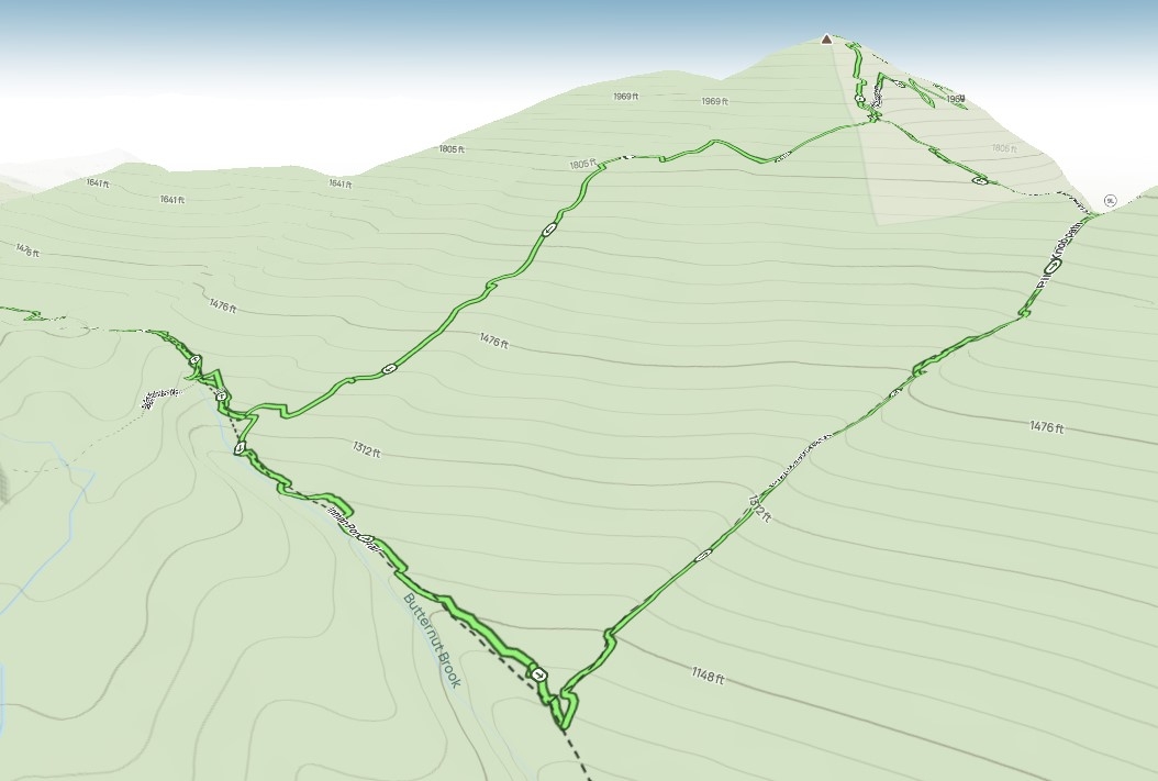 herd path and bushwhack