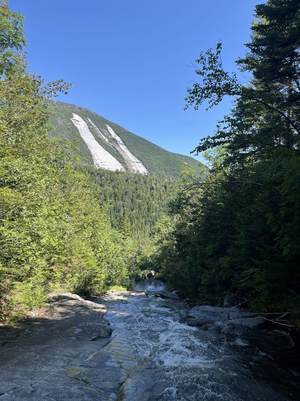 colden from the exposed trail
